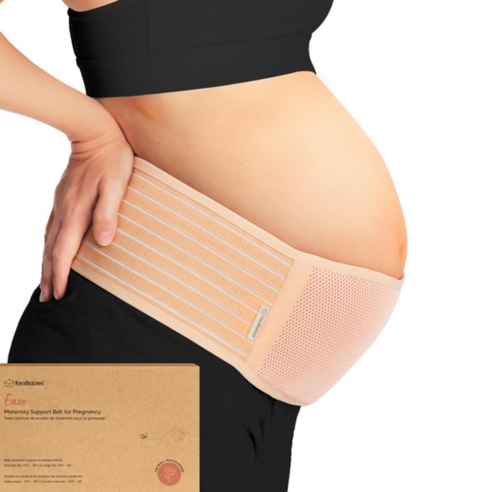 Belly Band Pregnancy Belt Back Pelvic Support Classic Ivory Women’s Size 2XL